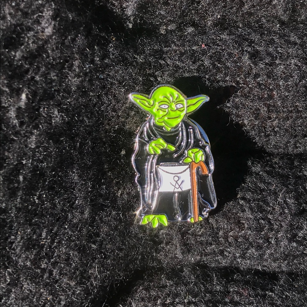 Yoda Master Mason Lapel Pin Freemason Masonic Freemasonry Star Wars, The Force